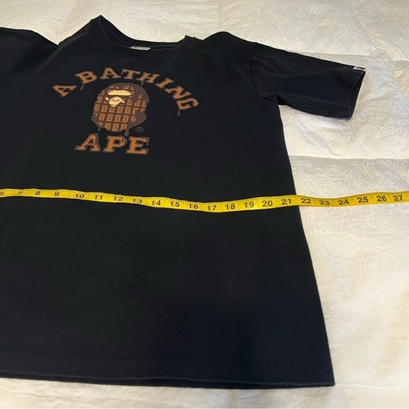 Bape A Bathing Ape XL Valentine Chocolate Ape Head Black Short Sleeve Tee - Picture 6 of 10